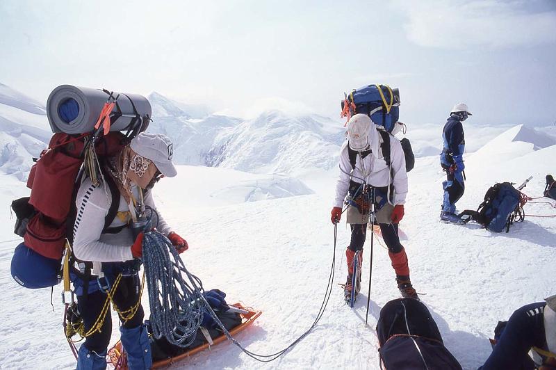 064 Mt McKinley May 1987 Loading up for M Hill.jpg